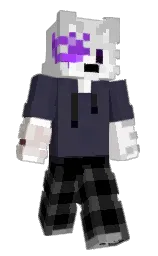 mercury and cod gray Minecraft skin — Slim model — first worn by NatWithFur