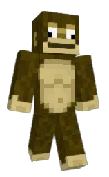 straw and deep bronze Minecraft skin — Classic model — first worn by sadcomandezr2324