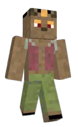 shadow and leather Minecraft skin — Classic model — first worn by Venatorso