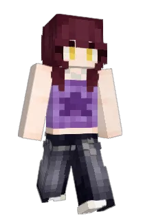 Front of TiredRose's skin