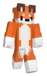 jaffa and white Minecraft skin — Slim model