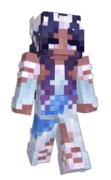 link water and blue chalk Minecraft skin — Slim model
