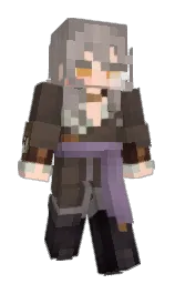 taupe and tuft bush Minecraft skin — Slim model — first worn by Movhiis