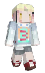 pot pourri and cream Minecraft skin — Slim model — first worn by Mirai100