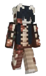 shark and saddle Minecraft skin — Slim model
