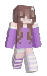 east side and amethyst Minecraft skin — Slim model — first worn by WillowTheAli3n
