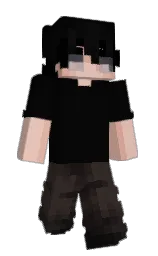 Phobicks's Minecraft skin wearing the Aurora cape