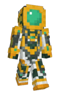 Front of OxiGun's skin