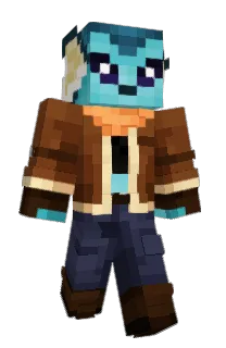 Front of MershMelo's skin