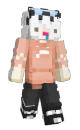 white and mandys pink Minecraft skin — Slim model