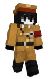 iazuv's Minecraft skin wearing the Menace cape