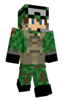 Front of Minecraft skin