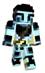 black and oyster bay Minecraft skin — Classic model — first worn by misha_05102