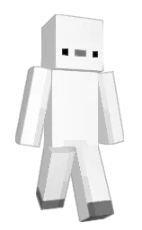 white and concrete Minecraft skin — Classic model