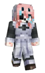 ghost and santas gray Minecraft skin — Slim model
