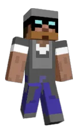 Wyl's Minecraft skin wearing the MCC 15th Year cape