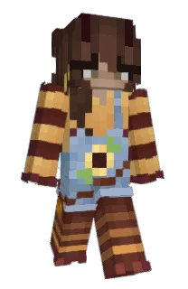 Front of GrandmaPhrog's skin