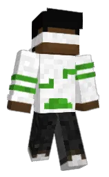 white and eternity Minecraft skin — Classic model — first worn by Plaxtic