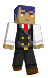 shark and white Minecraft skin — Slim model