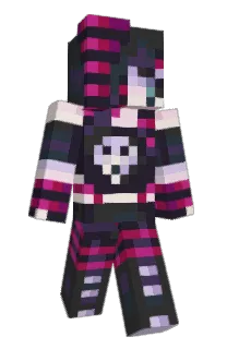 Front of Alunixa's skin