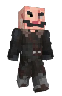 Front of Kvend's skin