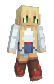 Front of Celixte's skin