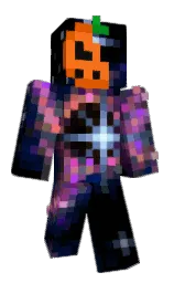 black and blue charcoal Minecraft skin — Slim model