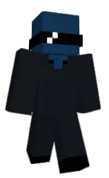 blue zodiac and bunker Minecraft skin — Classic model
