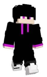 black and ebb Minecraft skin — Classic model