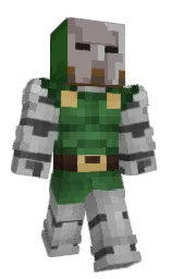 green pea and parsley Minecraft skin — Classic model