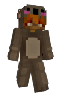 Front of gesnackt's skin
