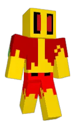 school bus yellow and white Minecraft skin — Slim model — first worn by BlocksoBlock