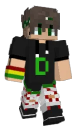 Dangamermlcx's Minecraft skin wearing the Migrator cape