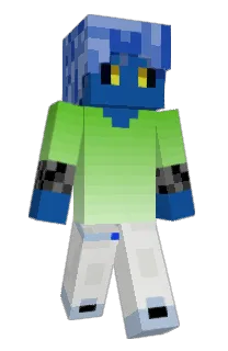 Front of skitted's skin