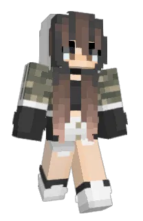 Front of Meexey's skin