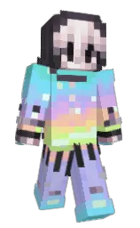 malibu and aquamarine blue Minecraft skin — Classic model