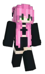 bunker and carnation pink Minecraft skin — Classic model