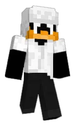 ChickenSole's Minecraft skin wearing the Builder cape