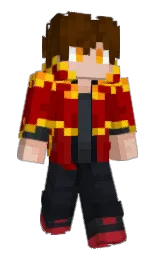 Warkzz's Minecraft skin wearing the Hero cape