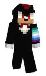 KaRaMeJIbKa's Minecraft skin wearing the Menace cape