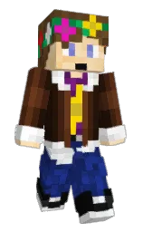 white and concrete Minecraft skin — Slim model — first worn by Kodas555