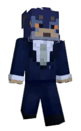 cloud burst and black pearl Minecraft skin — Slim model — first worn by cats3v3rywh3r3