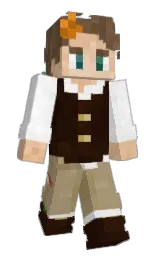 wood bark and seashell Minecraft skin — Slim model — first worn by Winn_Willow