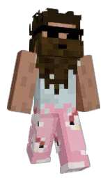 2x2's Minecraft skin wearing the Minecraft Experience cape
