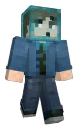 Mikodama's Minecraft skin wearing the Moonlight Trail cape