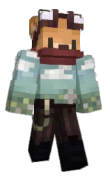 coyotetheory_'s Minecraft skin wearing the Builder cape