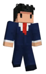 big stone and bunting Minecraft skin — Classic model