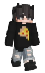 N0tDarkSide's Minecraft skin wearing the Vanilla cape