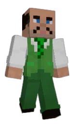 french gray and everglade Minecraft skin — Classic model