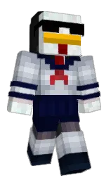 LuisGiovaLoL's Minecraft skin wearing the Purple Heart cape